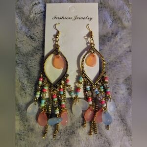 Vintage style dangle earrings